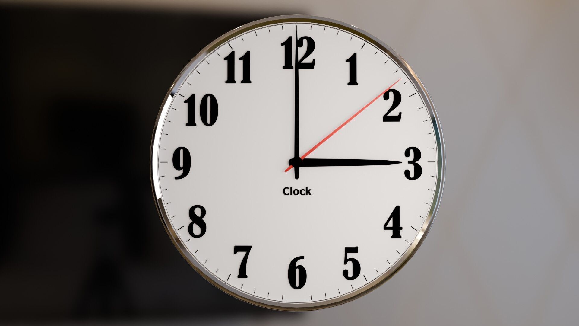 wall clock Free 3D model_1