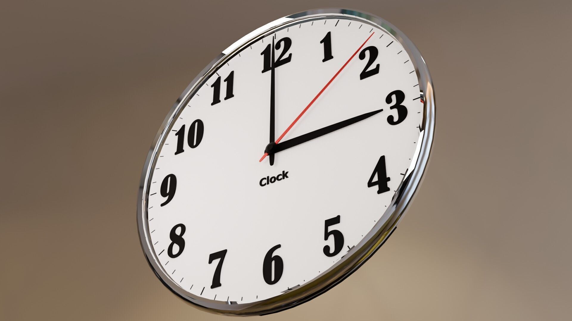 wall clock Free 3D model_2