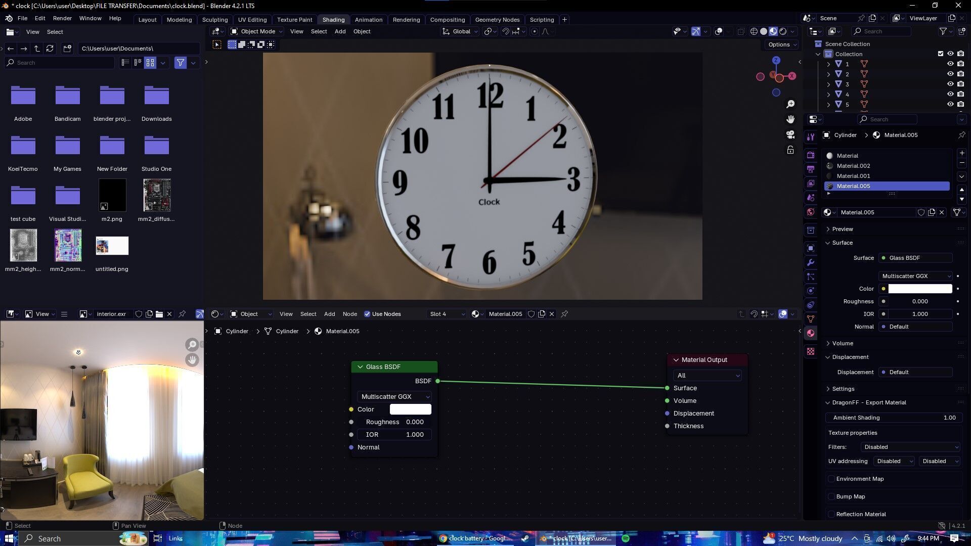 wall clock Free 3D model_5