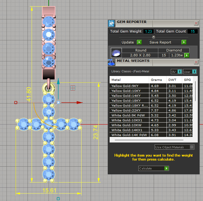 CROSS EARRING 3D PRINTING MODEL 3D print model_12