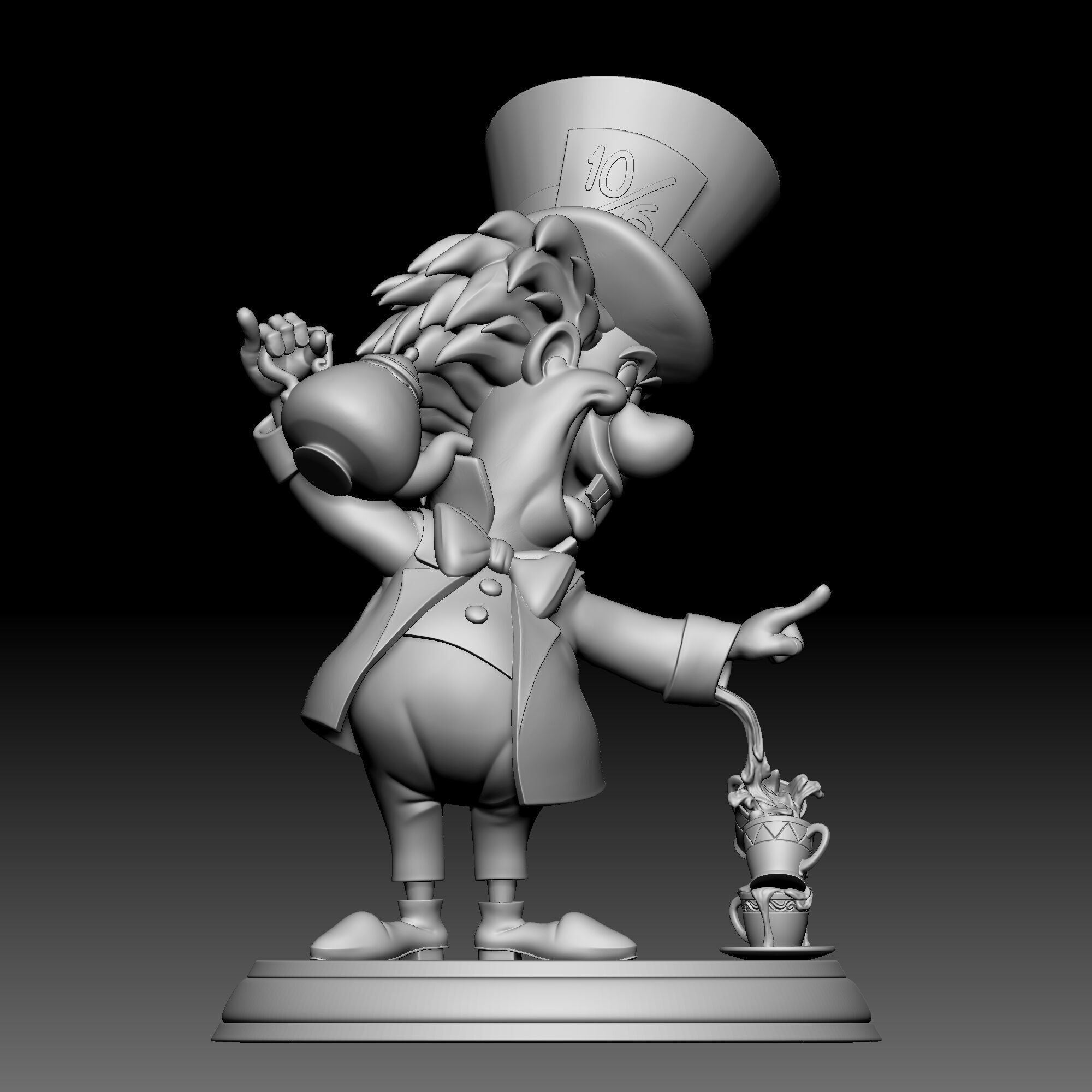 Mad Hatter - Alice in Wonderland - 030 3D print model_7