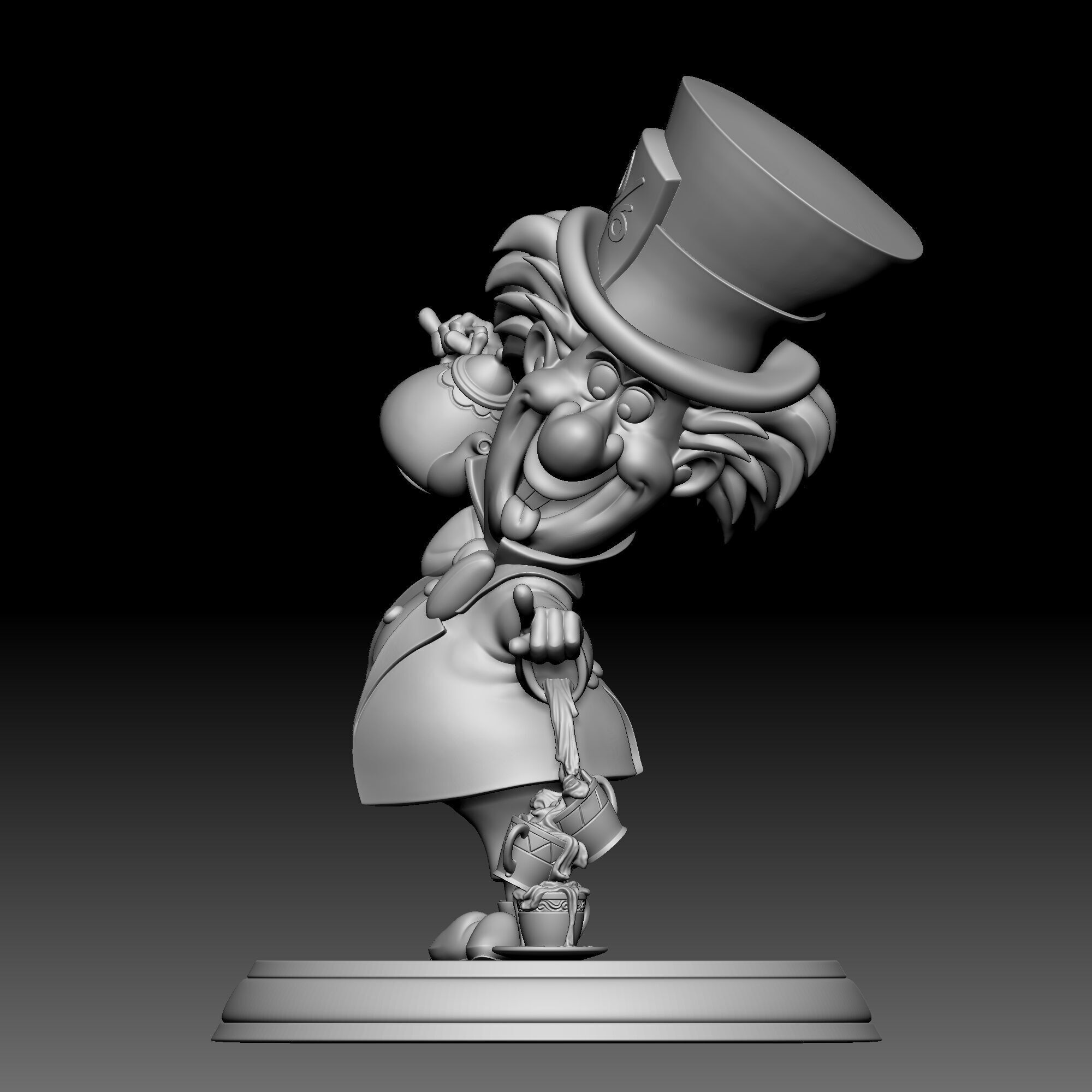 Mad Hatter - Alice in Wonderland - 030 3D print model_1
