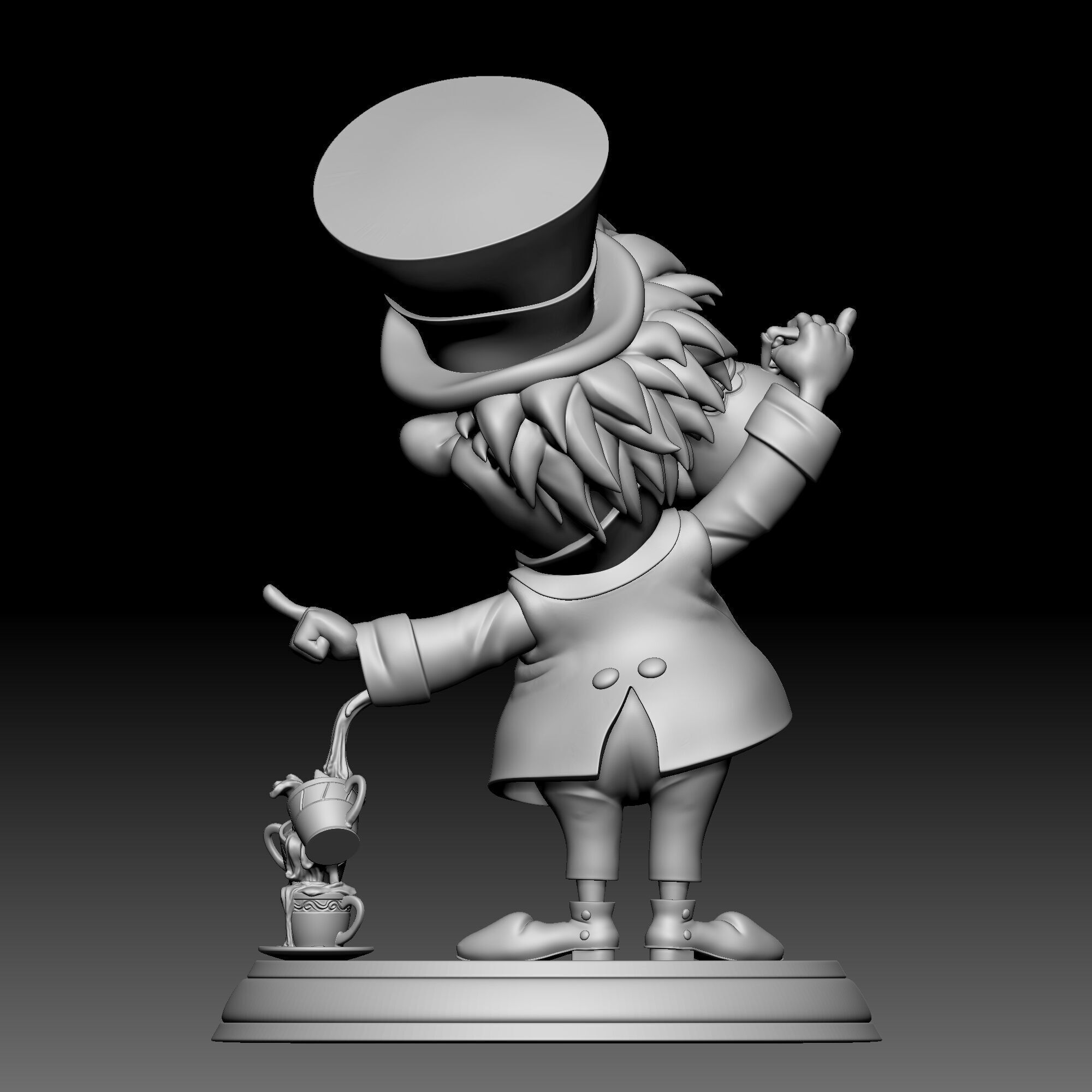 Mad Hatter - Alice in Wonderland - 030 3D print model_3