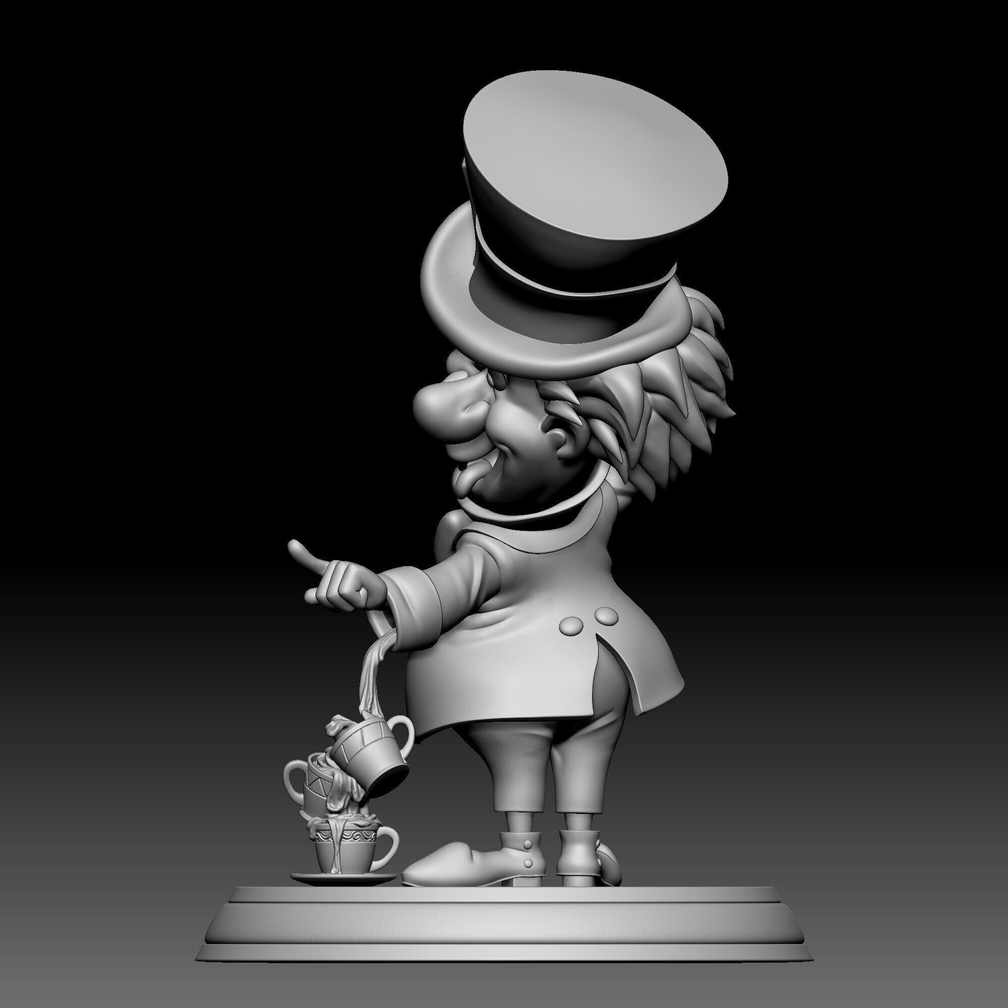 Mad Hatter - Alice in Wonderland - 030 3D print model_2