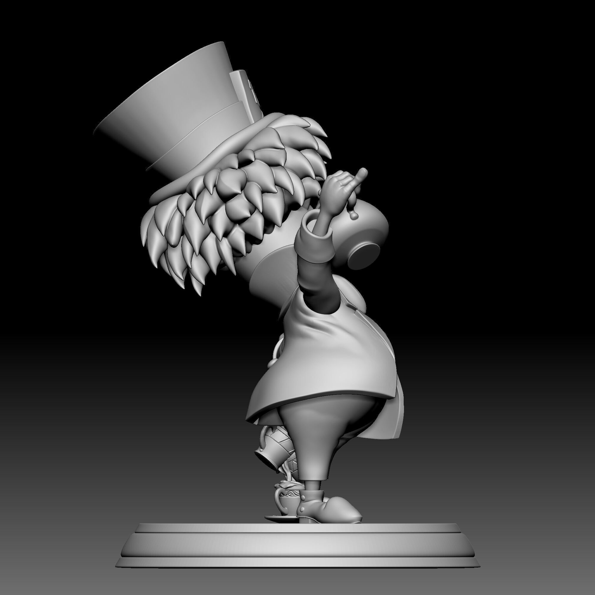 Mad Hatter - Alice in Wonderland - 030 3D print model_5