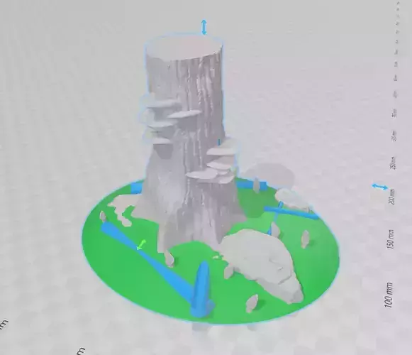 Oyster Mushroom Flush Growing on a Log