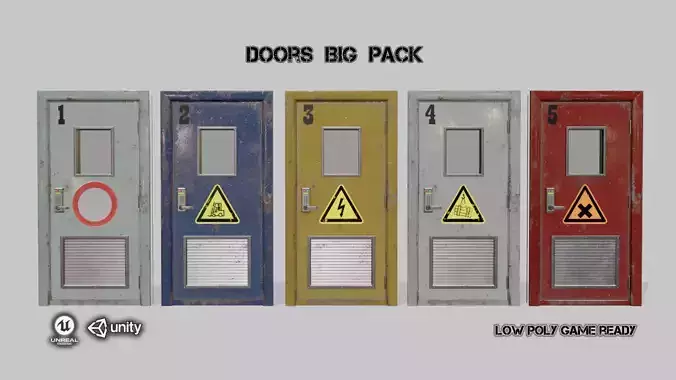 Laboratory door big pack