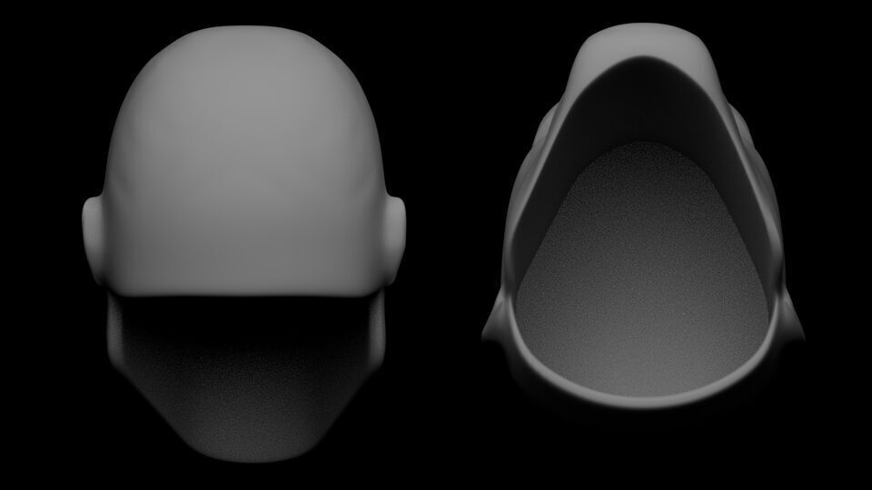 MAULER TWINS HEAD SCULPT 3D print model_2