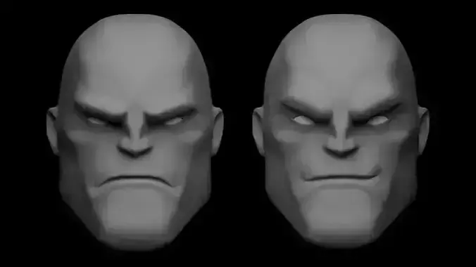 MAULER TWINS HEAD SCULPT