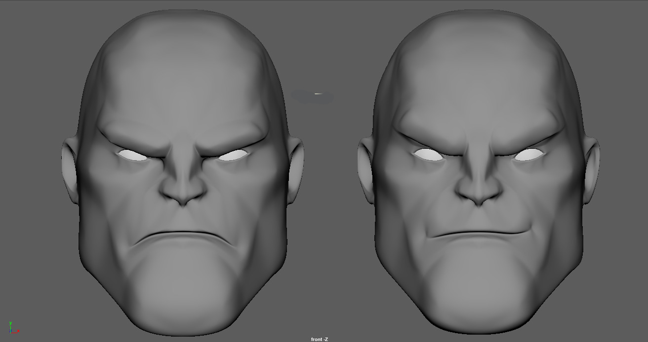 MAULER TWINS HEAD SCULPT 3D print model_5