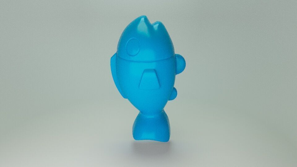 Gummy fish 3D print model_5
