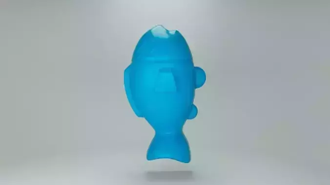 Gummy fish 3D print model
