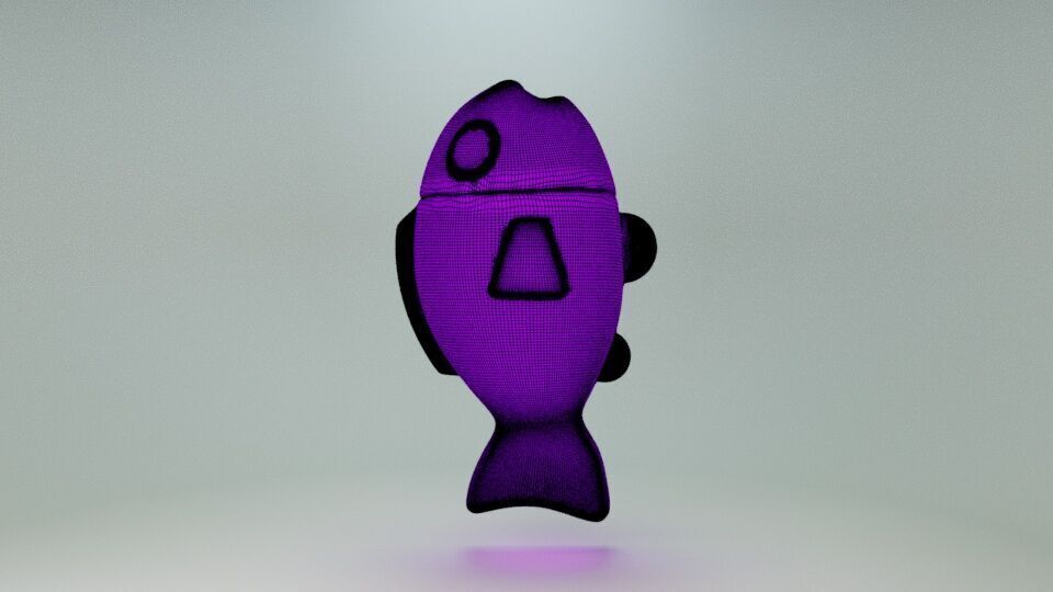 Gummy fish 3D print model_9