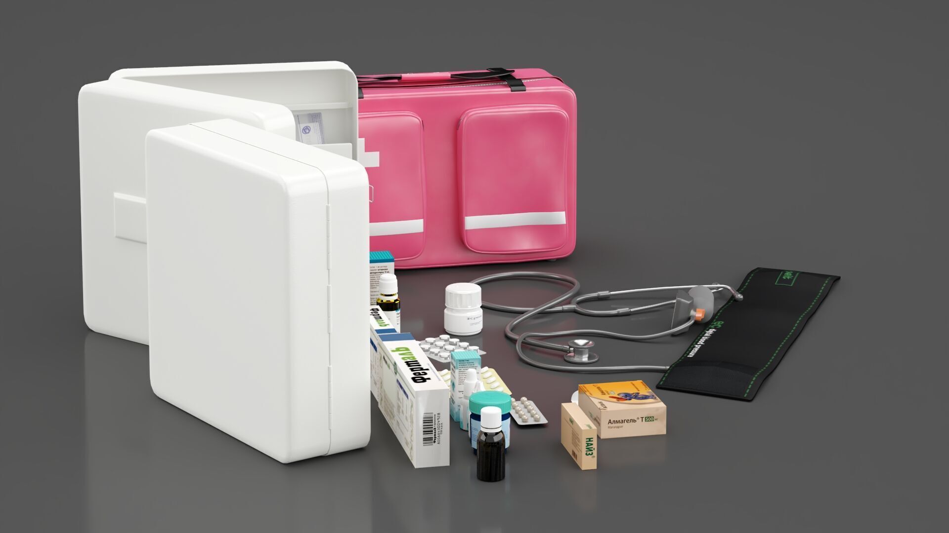 First Aid Kit 3D model_10