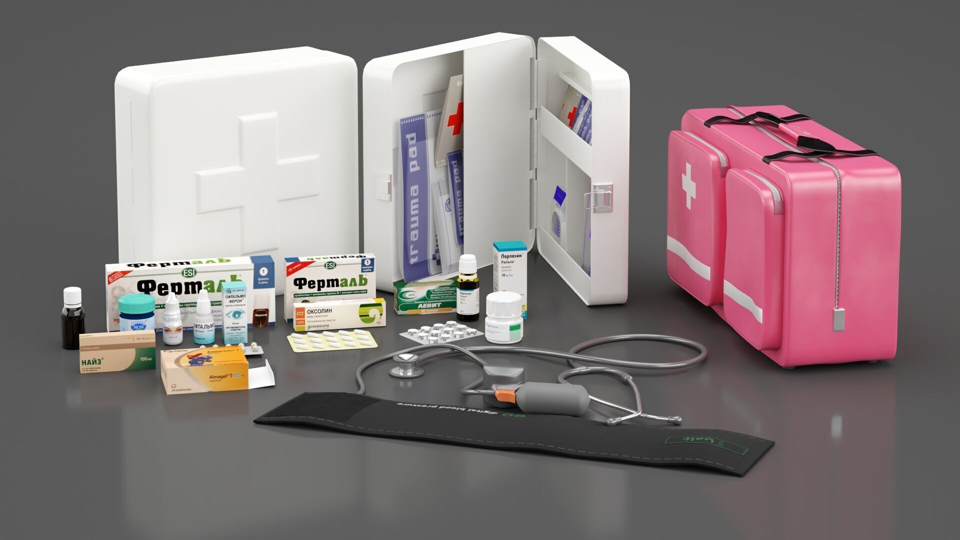 First Aid Kit 3D model_6