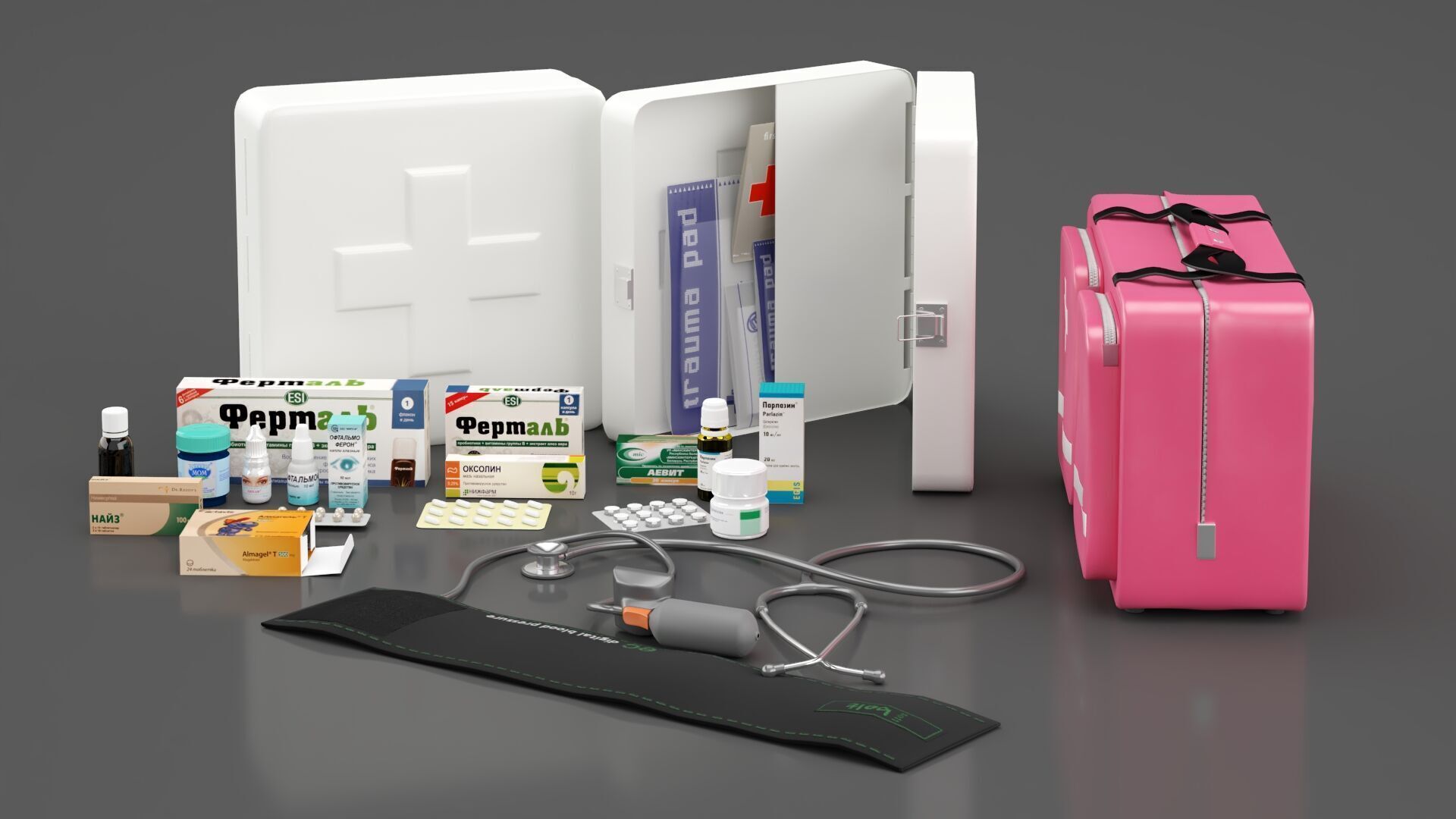 First Aid Kit 3D model_5