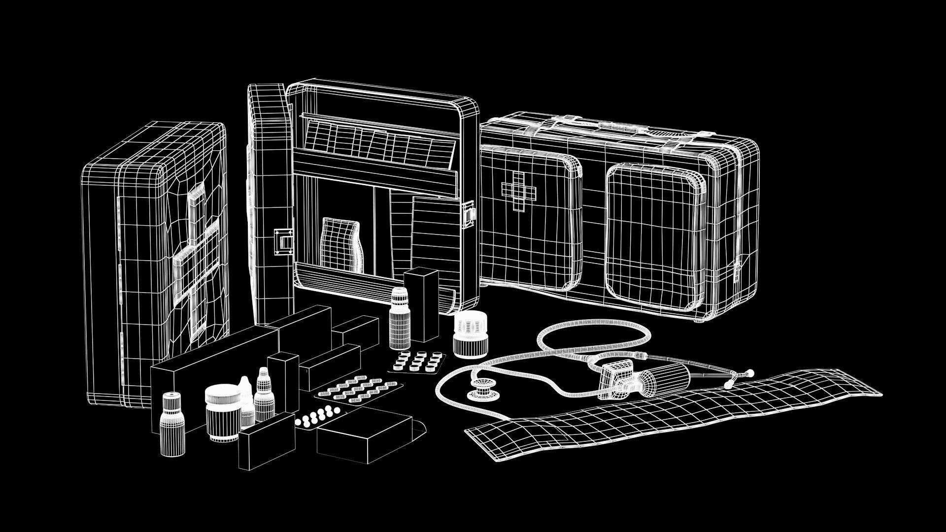 First Aid Kit 3D model_17