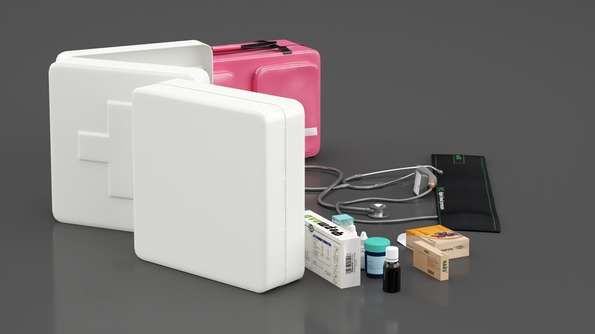 First Aid Kit 3D model_11