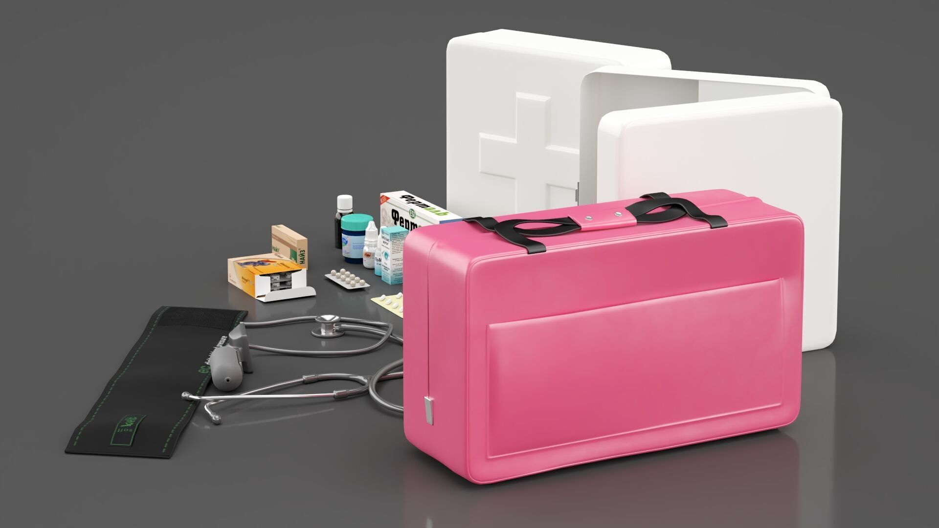 First Aid Kit 3D model_3