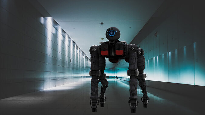 Sentinel Quadrabot 3D model
