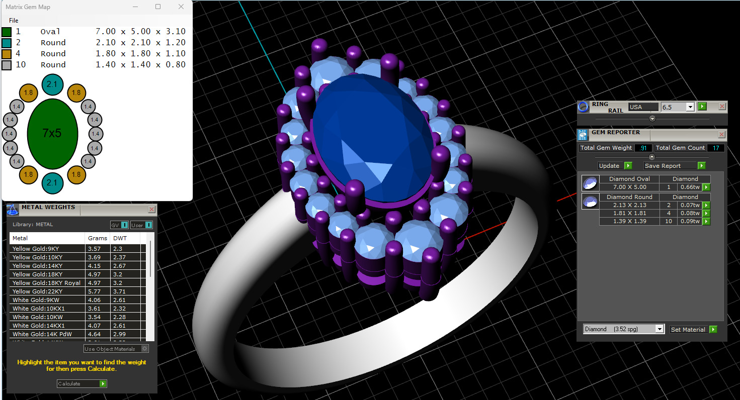 Diamond Wedding Ring for womans  3D print model 3D print model_2