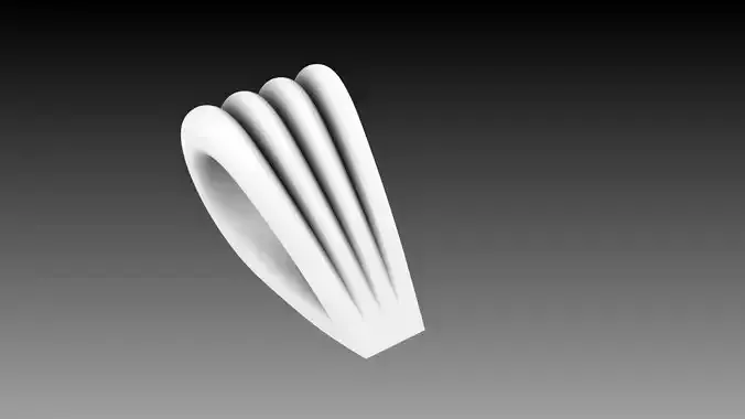 Pendant Bail 3D print model 3D print model