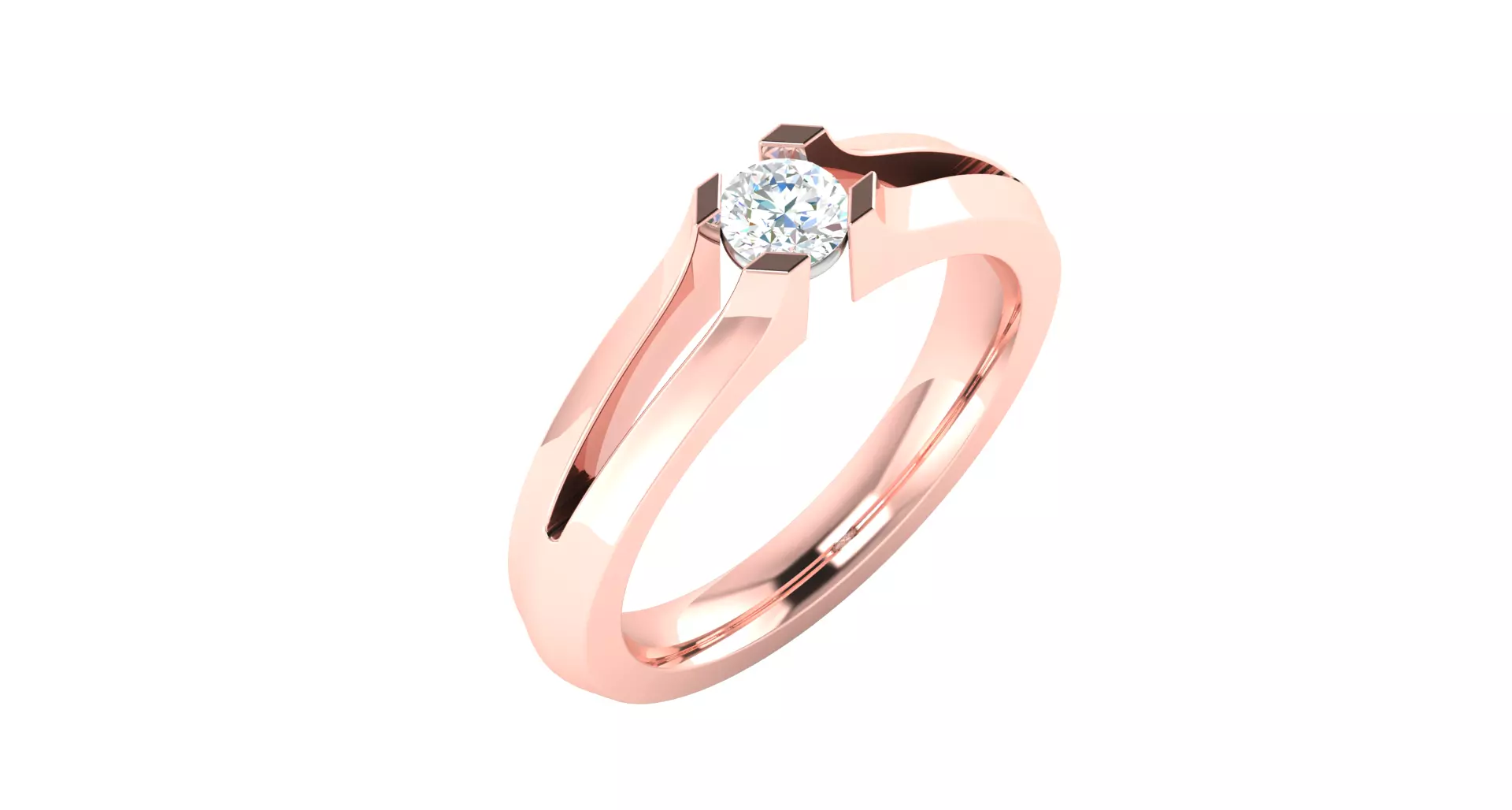 Women Ring Render 3dm STL OBJ FBX Details 3D print model