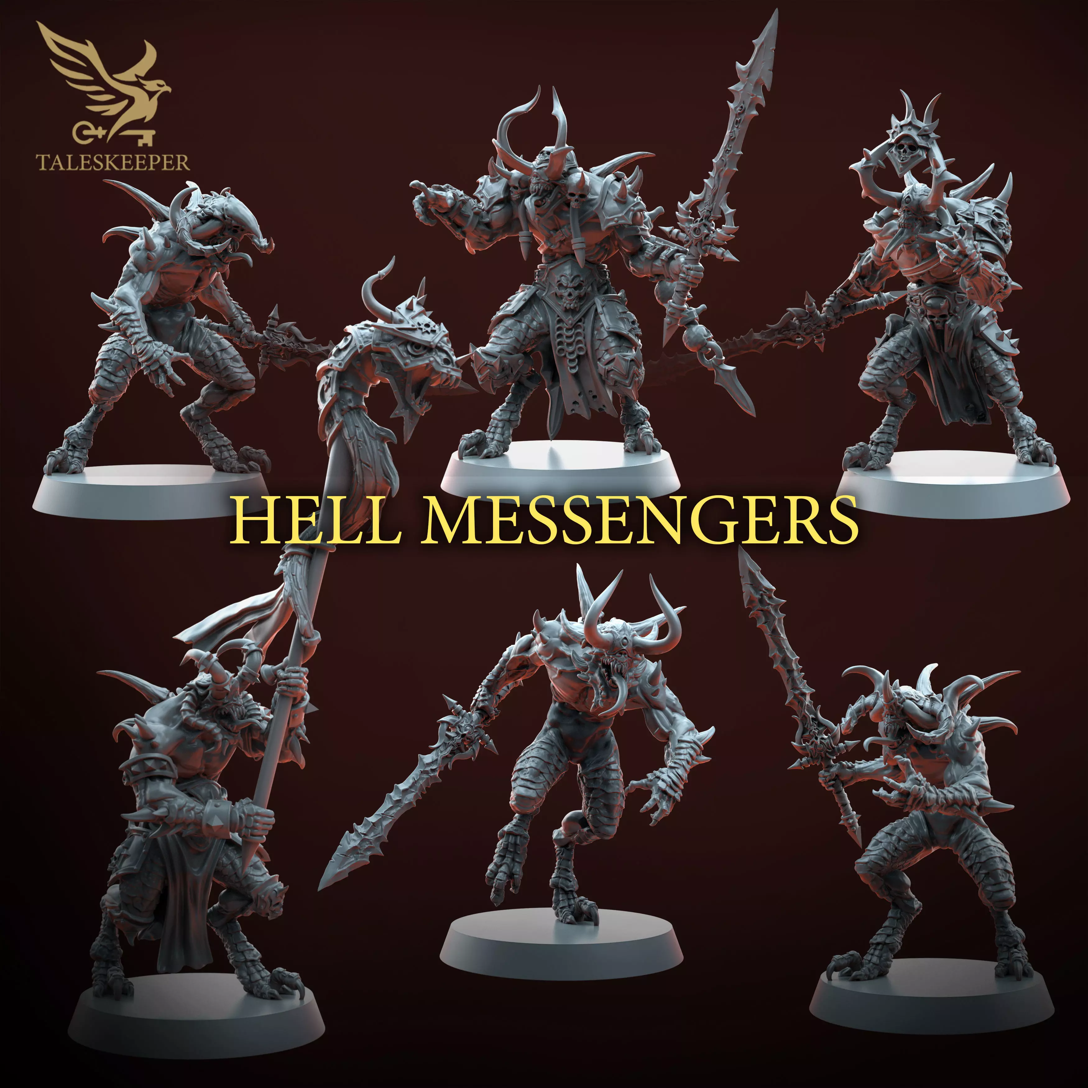 HELL MESSENGERS 3D print model_0