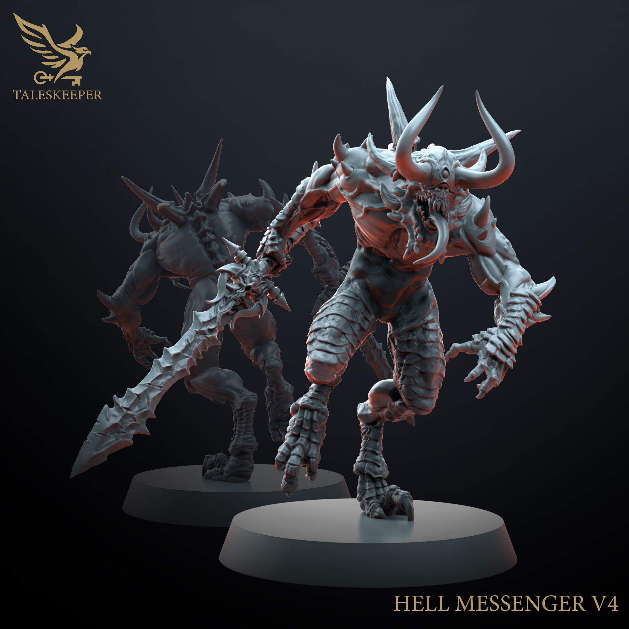 HELL MESSENGERS 3D print model_4