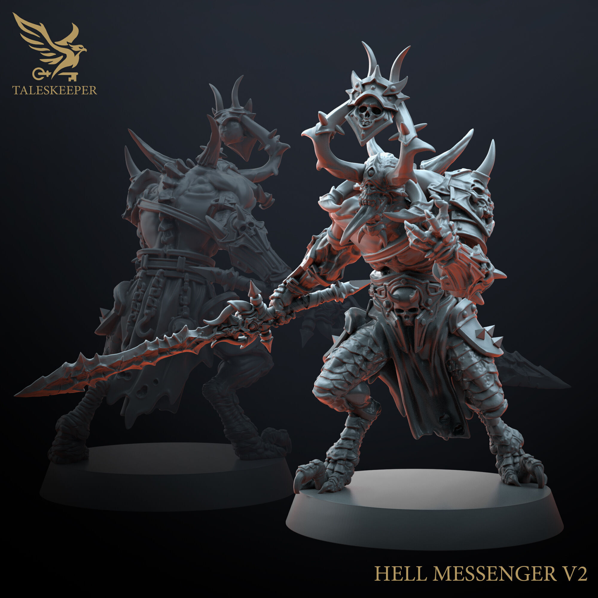 HELL MESSENGERS 3D print model_2