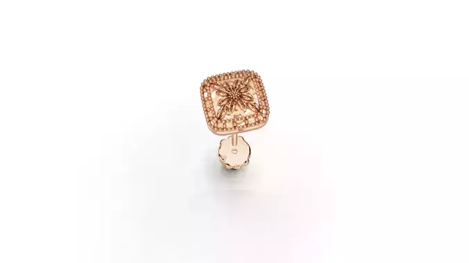 TURKISH  EARINGS STUD FOR WOMAN WITH RENDER DETAILS 3D print model