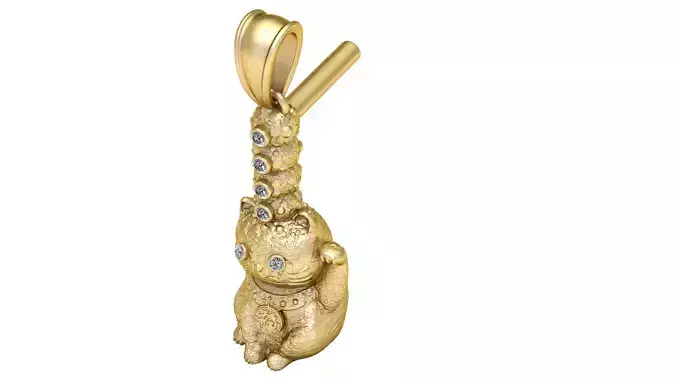 FUNNY TREADY pendant 3d prientable model 