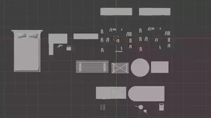 kits meuble  3D model