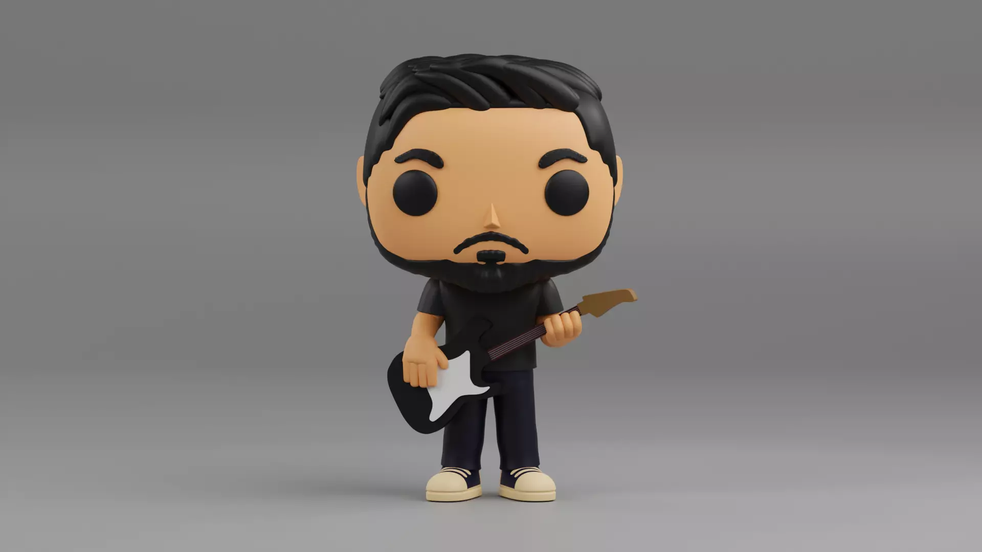 Mike Shinoda funko pop from Linkin Park 3D print model