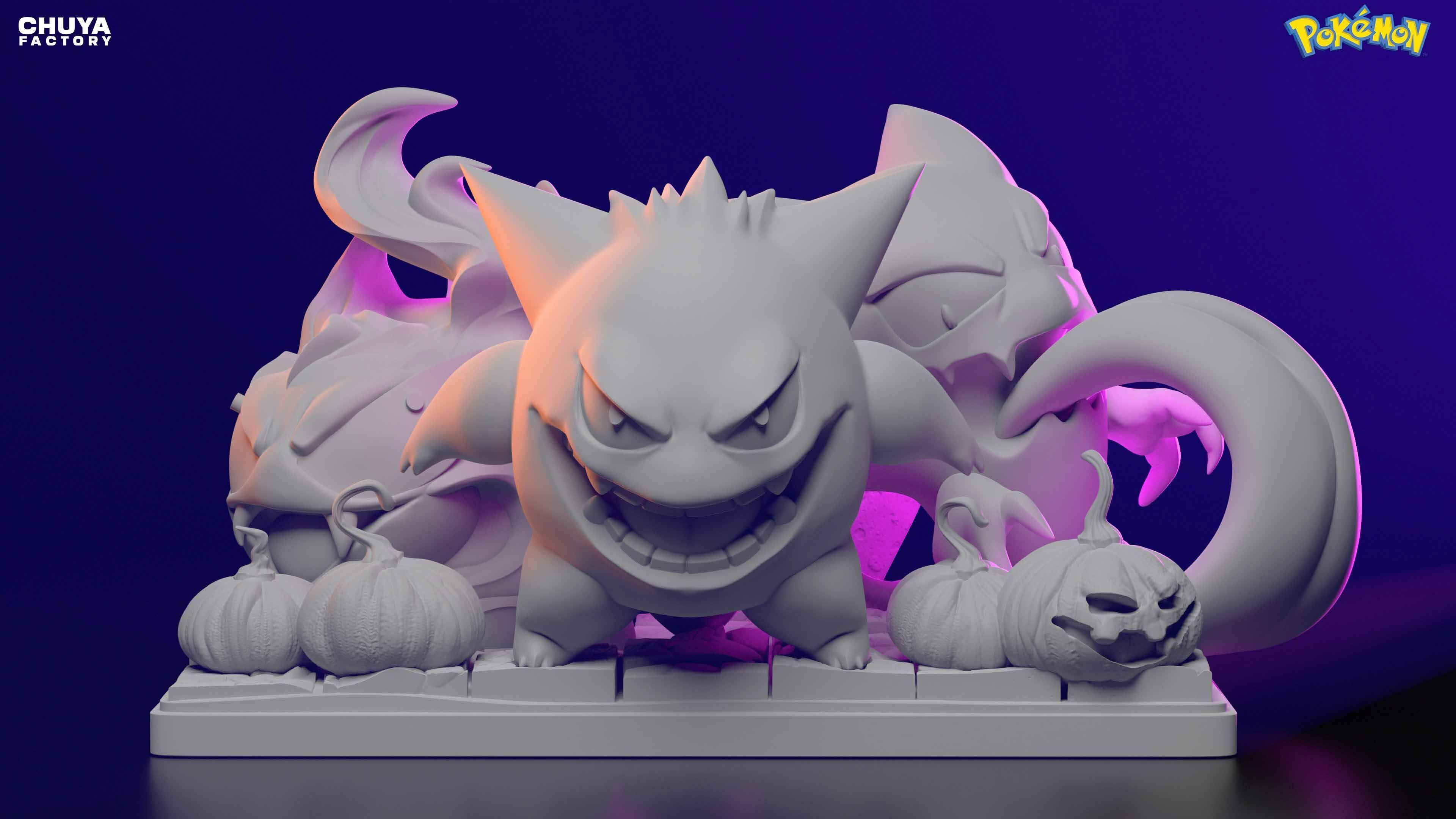 gengar gastly haunter 3D print model_3