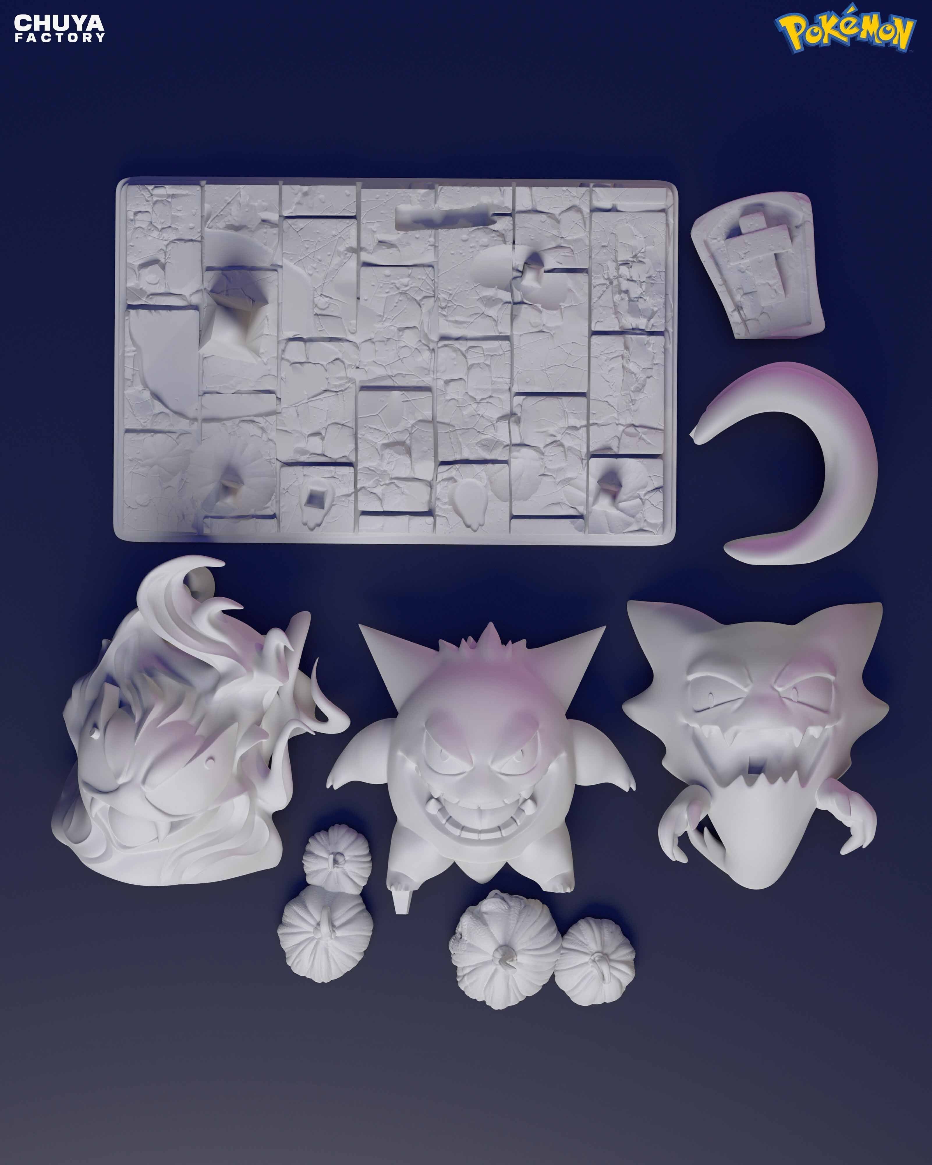 gengar gastly haunter 3D print model_10