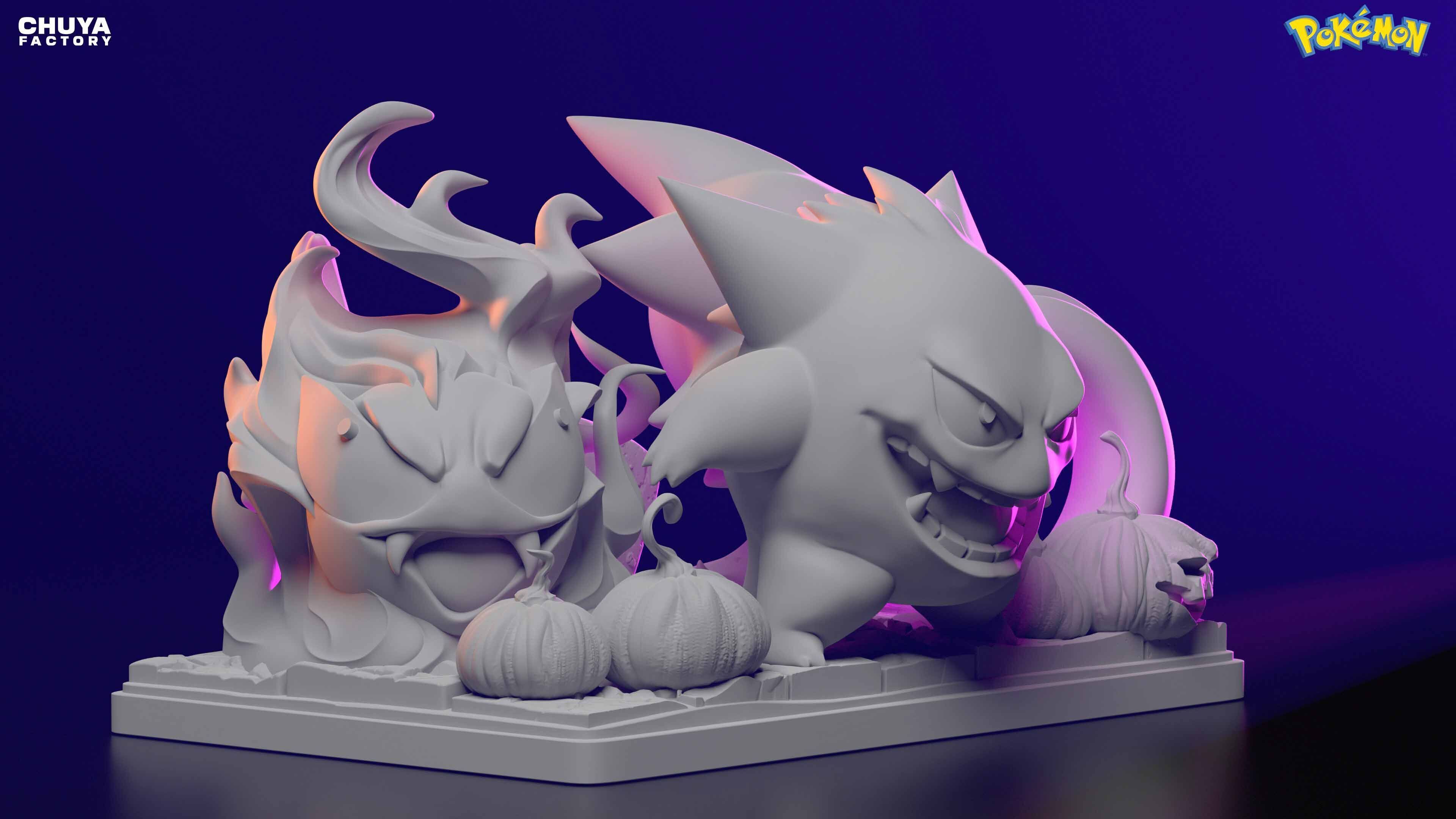 gengar gastly haunter 3D print model_9