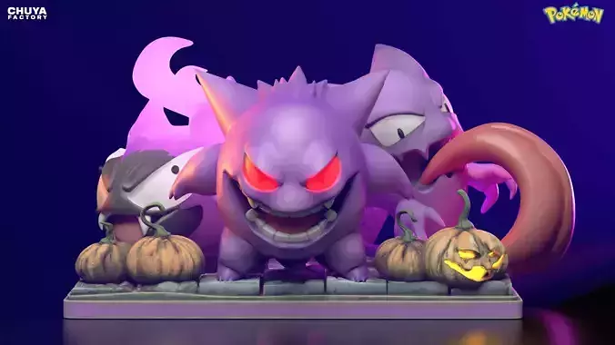 gengar gastly haunter 3D print model