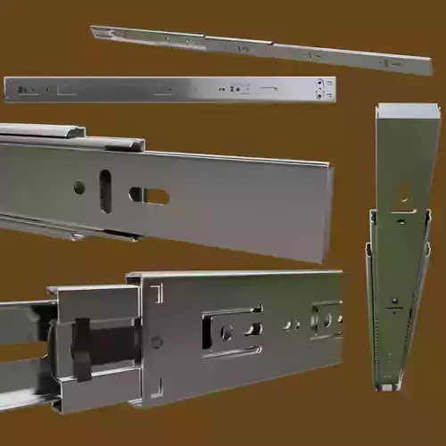 Everbuilt 22 inch drawer slide 3D model