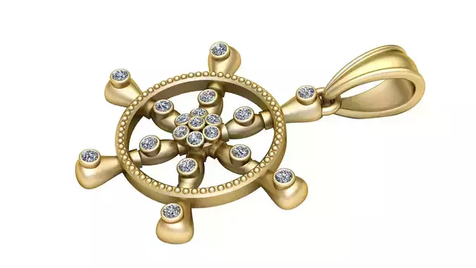 Pirate Ship  pendant 3d printable model