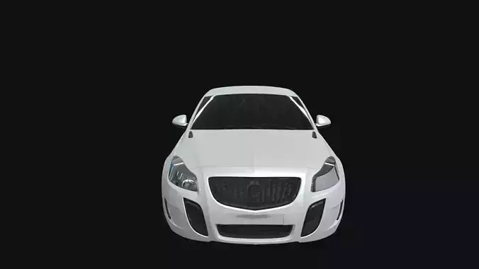 buick regal car 3d model