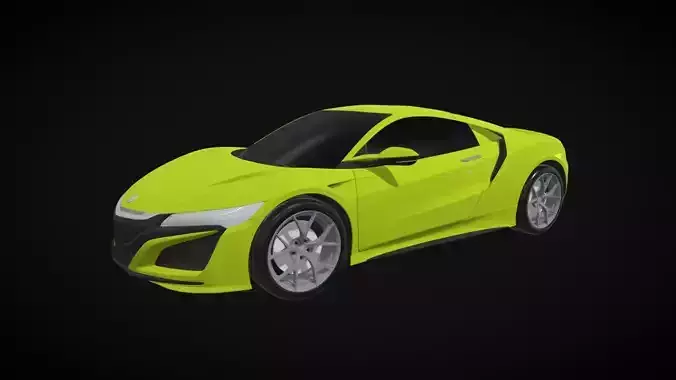 acura-nsx-car 3d model