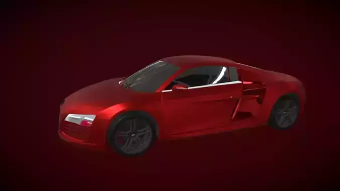 audi-r8-car 3d model
