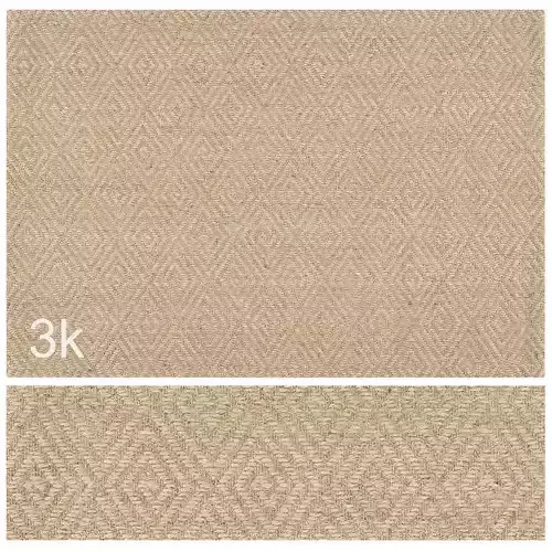 Carpet set 76 - Braided Jute - 4K