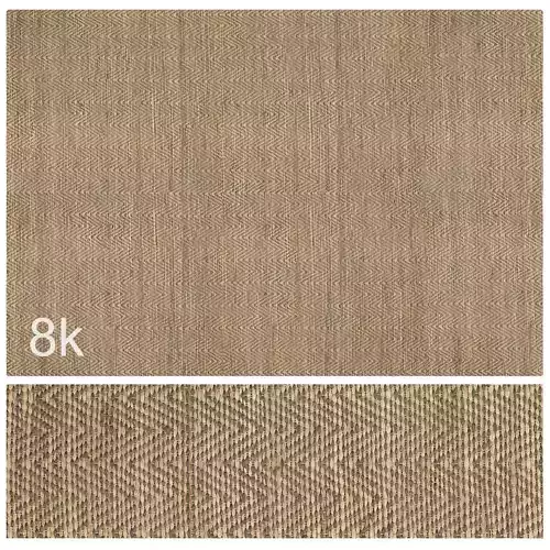 Carpet set 66 - Braided Jute - 8K