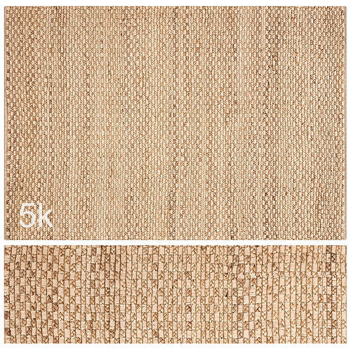Carpet set 65 - Braided Jute - 5K 3D model