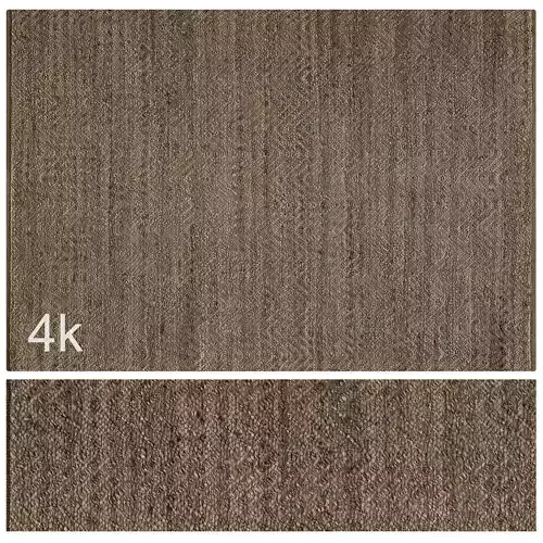 Carpet set 63 - Dark Braided Jute - 4K