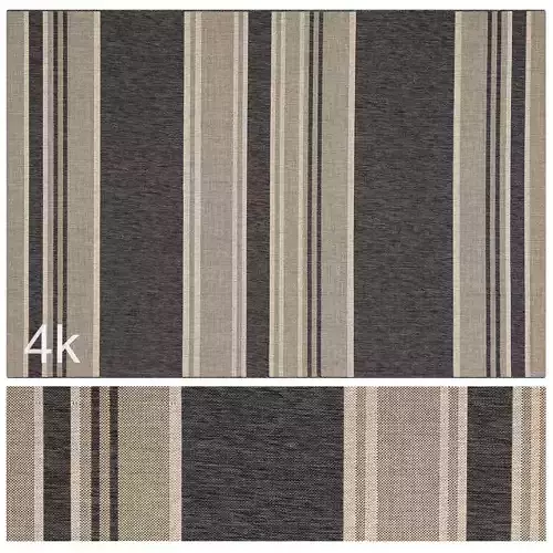 Carpet set 54 - Stripes Rug - 4K