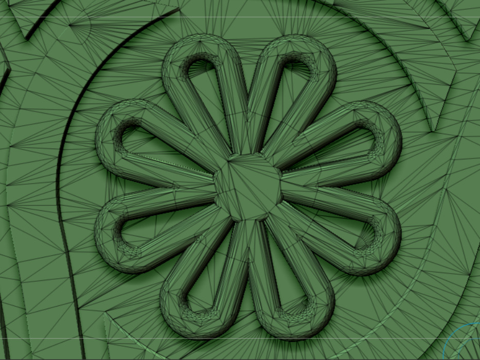 Ornamental Cross Pendant 3D print model_10