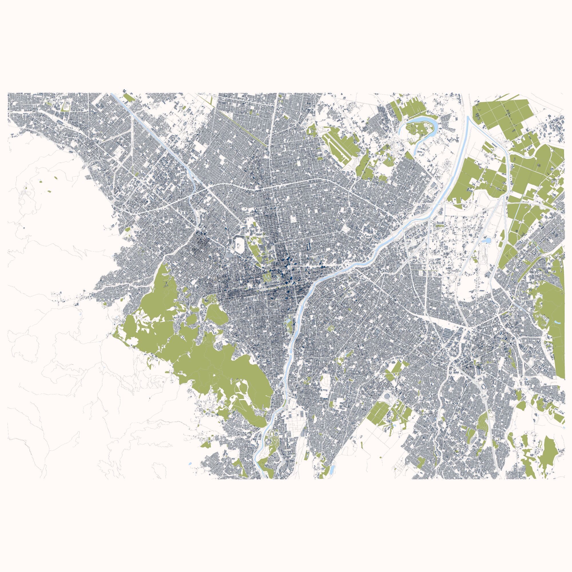 Sapporo City in Hokkaido Japan 3D model_2